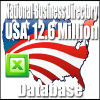 A map of the USA is overlaid with a stylized American flag. Text reads 