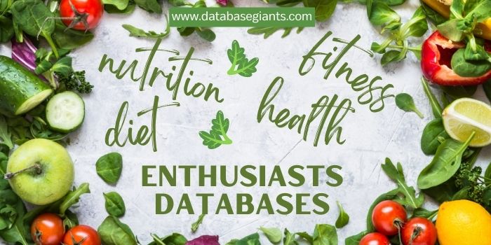 Nutrition Diet Fitness Health Users Enthusiasts Database