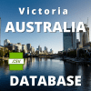 A cityscape of Melbourne, Australia is visible with the skyline reflected in the water. Text overlay reads, 